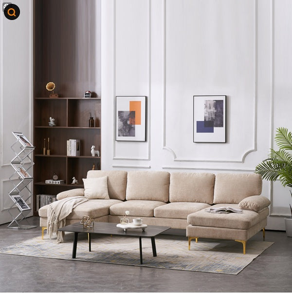 U-Shaped 4-Seat Indoor Modular Sofa