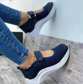 Wedge Velcro Casual Plus Size Sports Women's Shoes