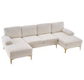 U-Shaped 4-Seat Indoor Modular Sofa