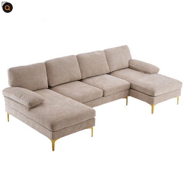 U-Shaped 4-Seat Indoor Modular Sofa