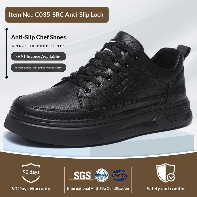 Spring Non-Slip, Oil-Resistant, Comfortable Chef Work Shoes