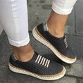 Large Size Casual Shoes European And American Canvas Shoes Women's Loafers