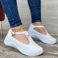 New Platform Buckle Fringe Solid Color Suede Casual Sneakers